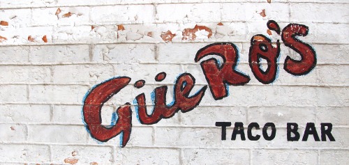 Wayfinding and Typographic Signs - tacos-on-a-hot-day