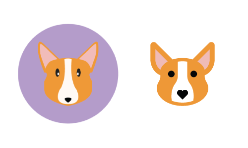 Corgi icon makeover before and after