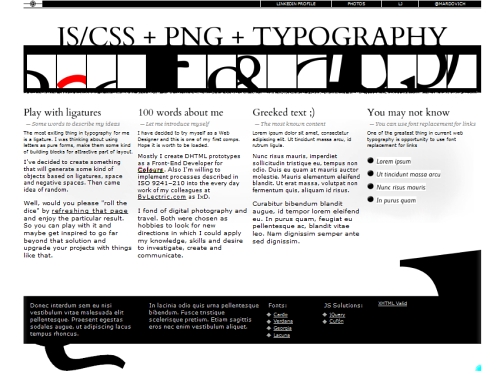 Type Layout For Free Download - JavaScriptTricks