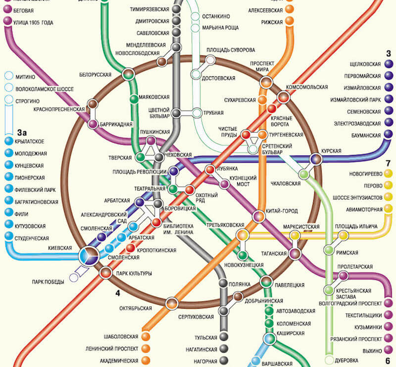 Transportation map design