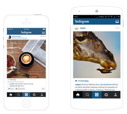 Instagram iOS and Android