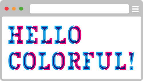 Multi-color font