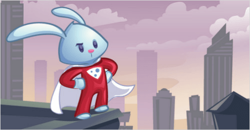 Superhero bunny