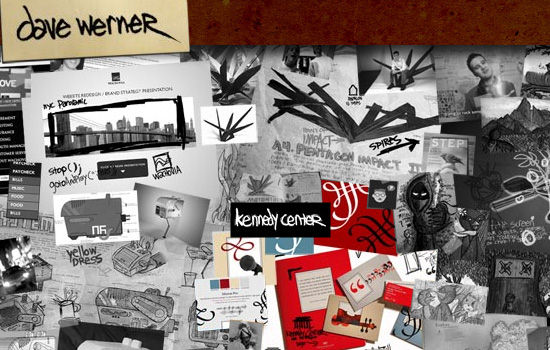 Dave Werner's Portfolio 2006 screen shot.