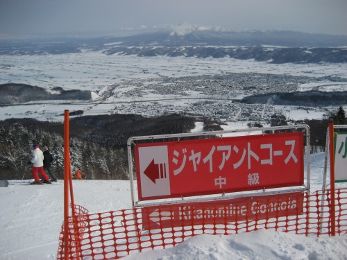 Wayfinding and Typographic Signs - warning-of-difficulty-ski-run-signage-japan