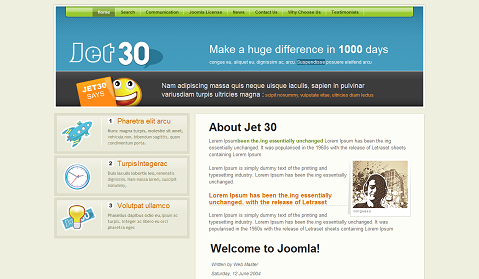 Jet30 by DesignforJoomla