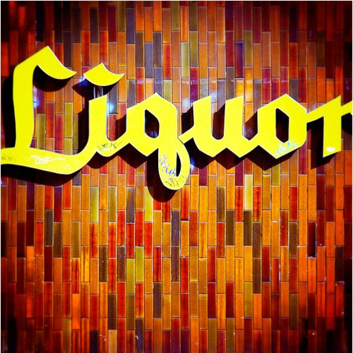 Vintage Signage - liquor. santa monica, ca. 2006