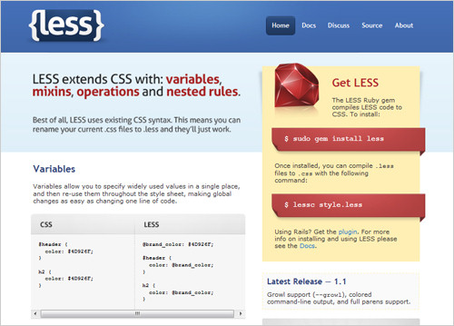 Less CSS