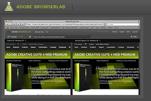 Adobe BrowserLab