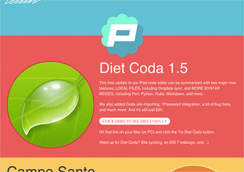 Diet Coda’s newsletter