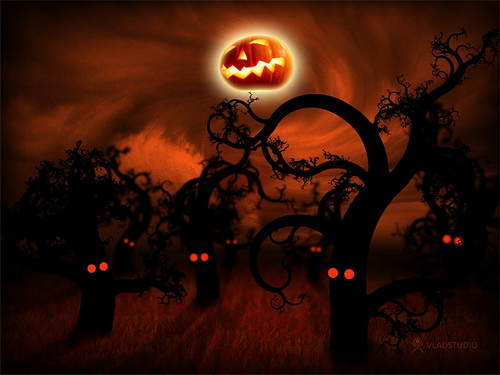 very scary halloween wallpaper