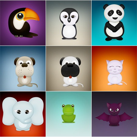 Free Icons Round-Up - Cute Critters Free Icon Pack