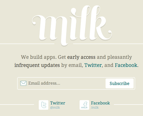 Milk Subscribe Copy