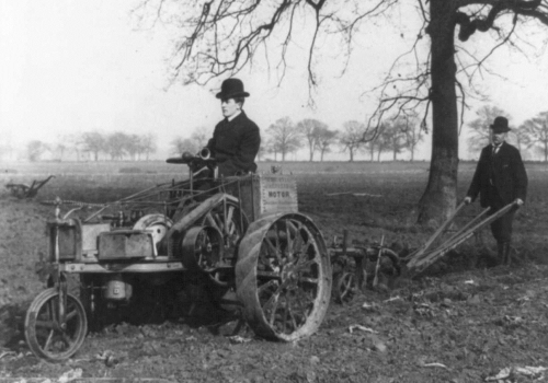 Tractor Automobile Plow 1905