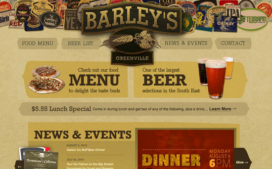 Restaurant image in Showcase of Appetizing Restaurant Websites