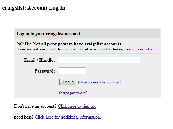 Login Page