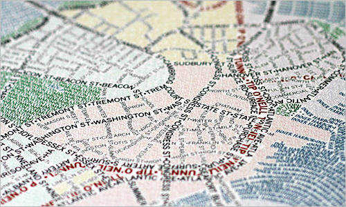 Typographic Maps 