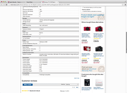 Tesco cross- and up-sell