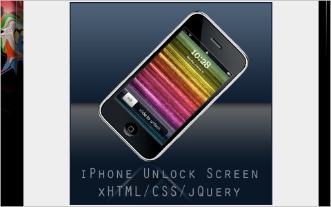 Creating the iPhone unlock screen using xHTML, CSS and jQuery