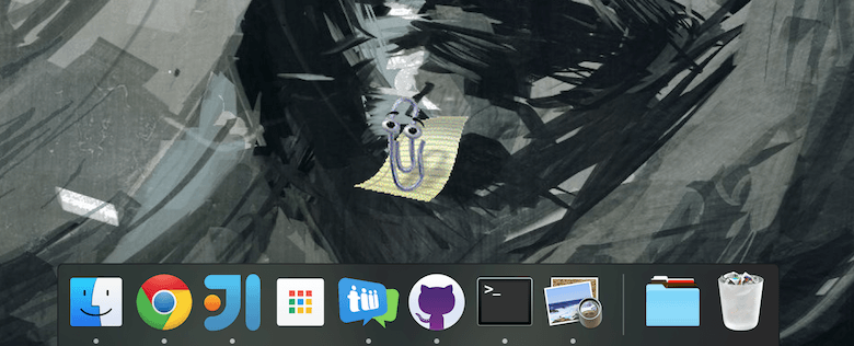 Screenshot of clippy.desktop on macOS