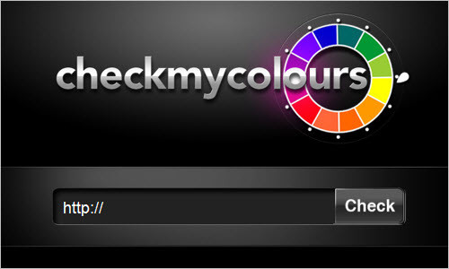 Check My Colours - Analyse the color contrast of your web pages