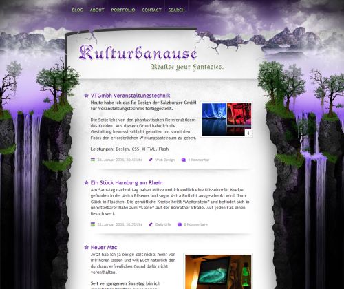 Screenshot Blog Design