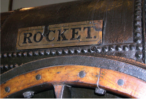 The original “Rocket,” in the Science Museum in London.