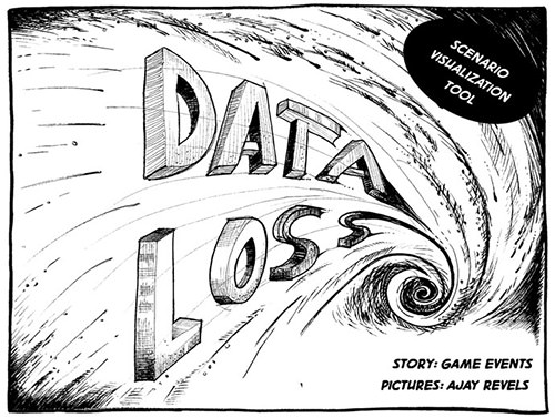 A comic book can be used to visualize scenarios.