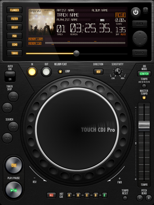 UI Touch CDJ Pro