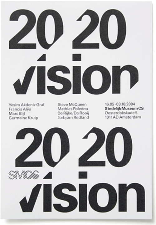 Beauty of Typography - Experimental Jetset: SMCS Invitations