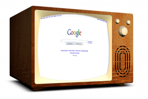 Google on an Television