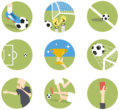 13 Sporty Soccer ⚽ Football Icons [Freebie]