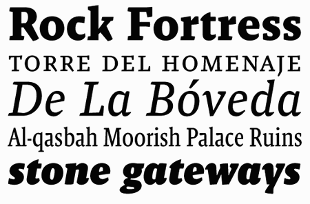 Professional Typefaces - Malaga Volume