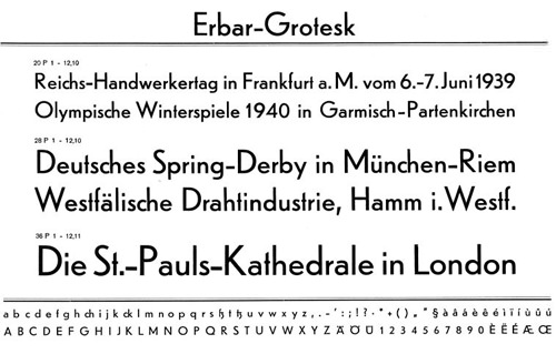 Erbar Grotesk