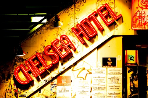 Wayfinding and Typographic Signs - chelsea-hotel