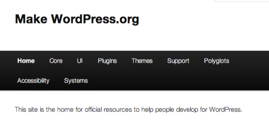 Make Wordpress.org is where you can find blogs for all the contributor groups.