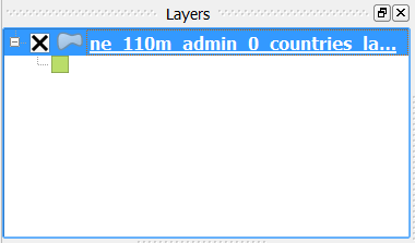 Layers dialog