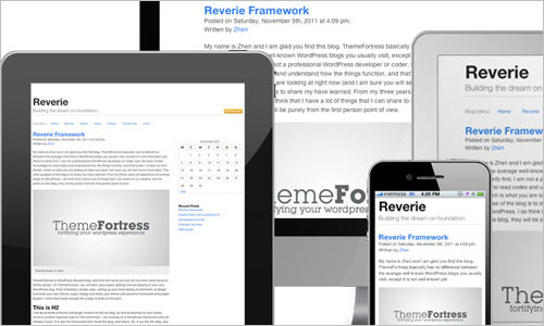Reverie: Versatile HTML5 WordPress Framework