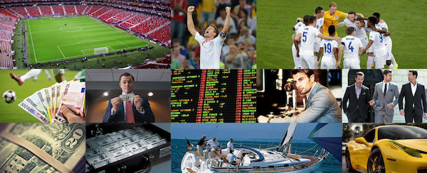 A Mood board for Betoscope, the online football betting website.