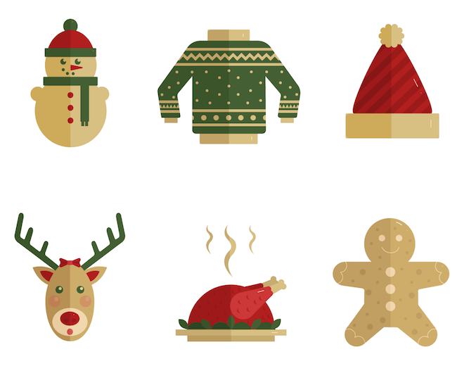 Christmas Icons Set