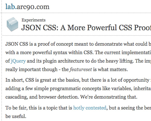 JASON CSS