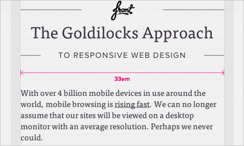 The Goldilocks Approach - Chris Armstrong