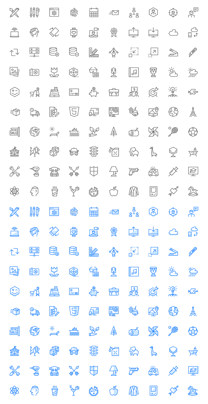 EGO Icons full preview