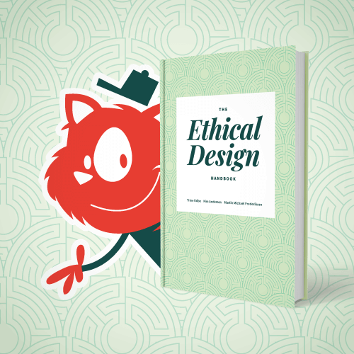 Topple the Cat presenting The Ethical Design Handbook book cover