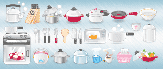 Vector Kitchen Icons