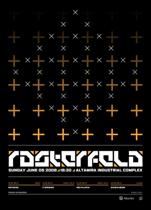 Beauty of Typography - Rasterfeld Event Poster