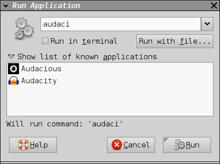 Application runner