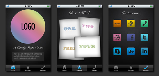 iOS Portfolio App