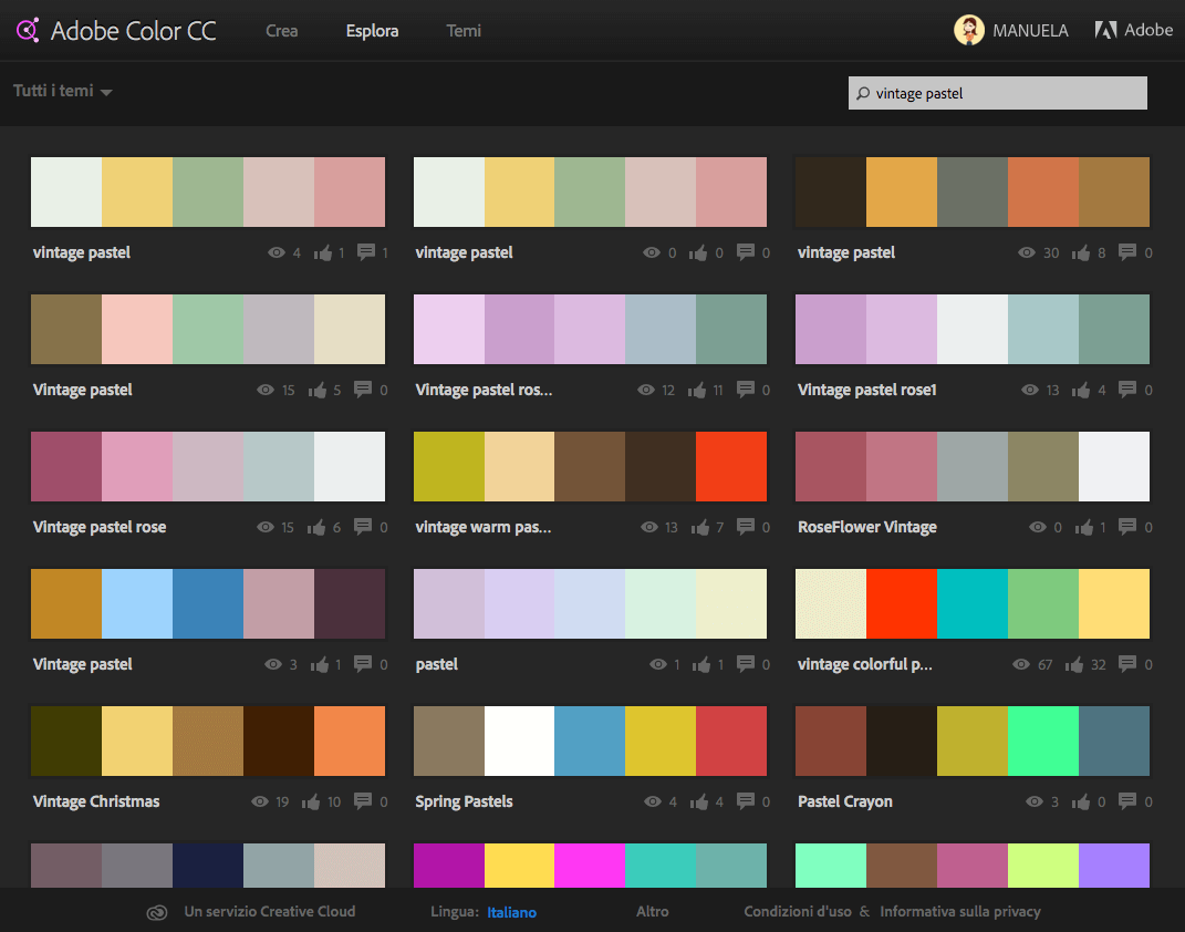 Use Adobe color CC to look for a color palette that suits your design.
