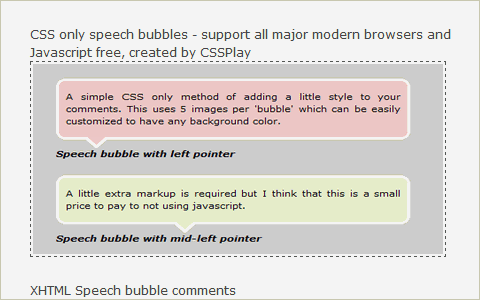 5 Popular CSS Speech Bubbles